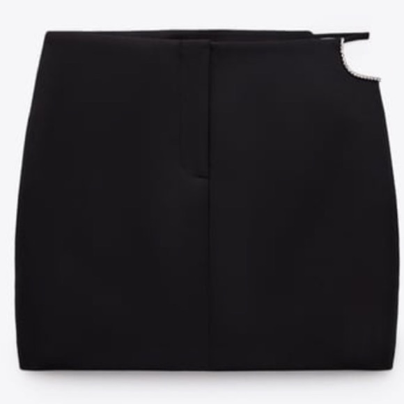Zara rhinestone mini skirt size XS - Picture 6 of 9